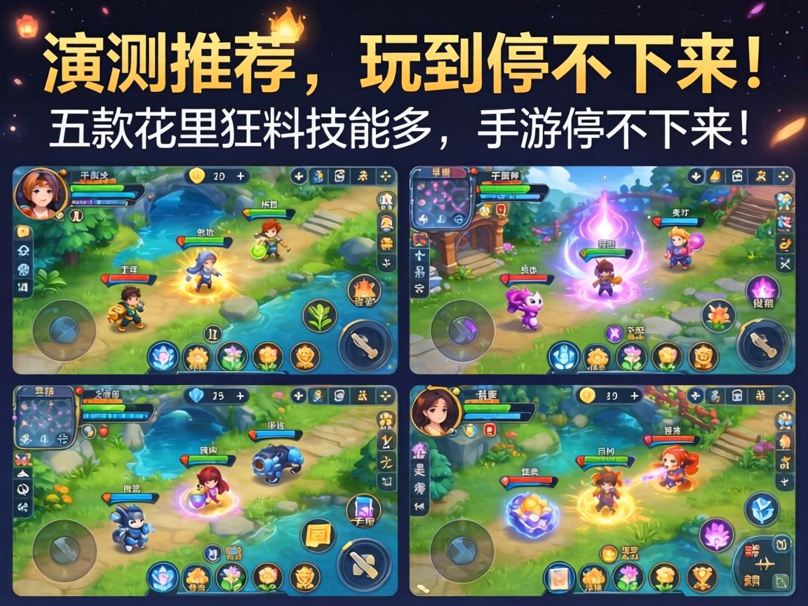 这五款花里胡哨技能多的手游