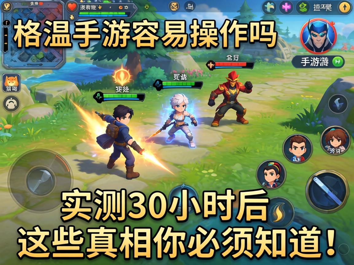 格温手游容易操作吗