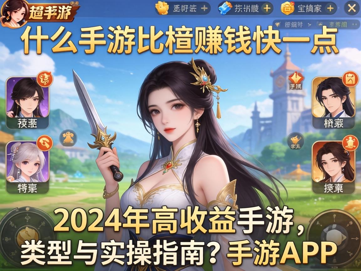 2024年高收益手游类型与实操指南