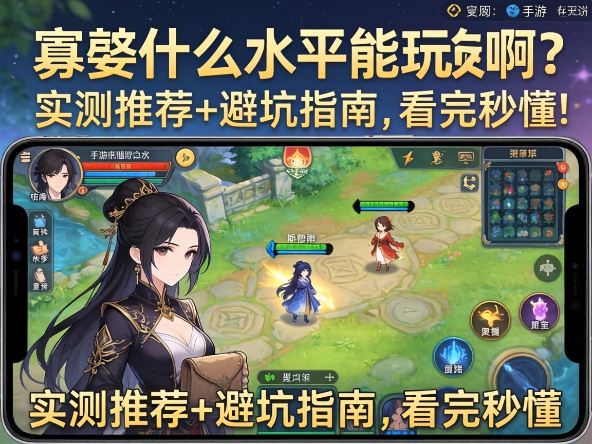 手游寡妇什么水平能玩啊