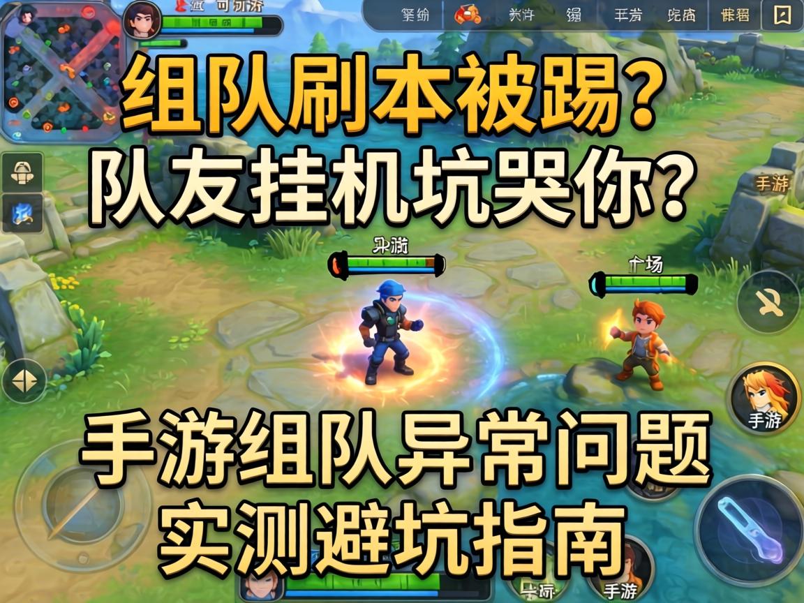 手游组队异常问题实测避坑指南