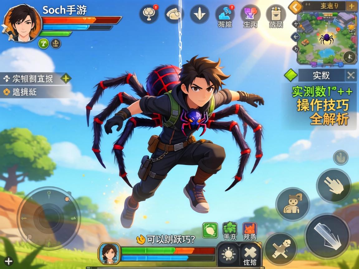 方舟手游蜘蛛可以跳跃吗