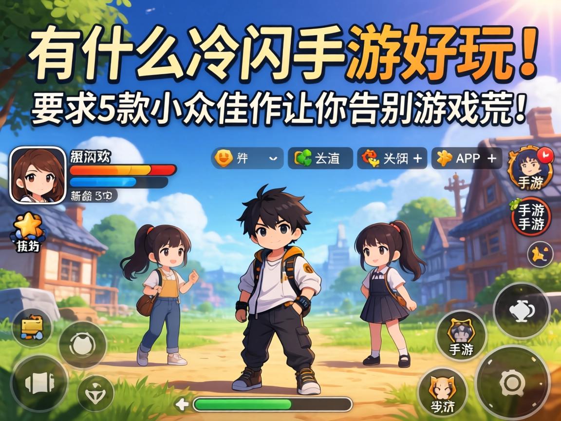 这5款小众佳作让你告别游戏荒