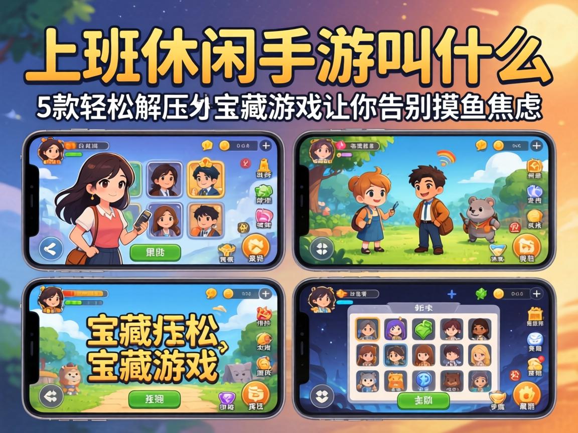 这5款轻松解压的宝藏游戏让你告别摸鱼焦虑