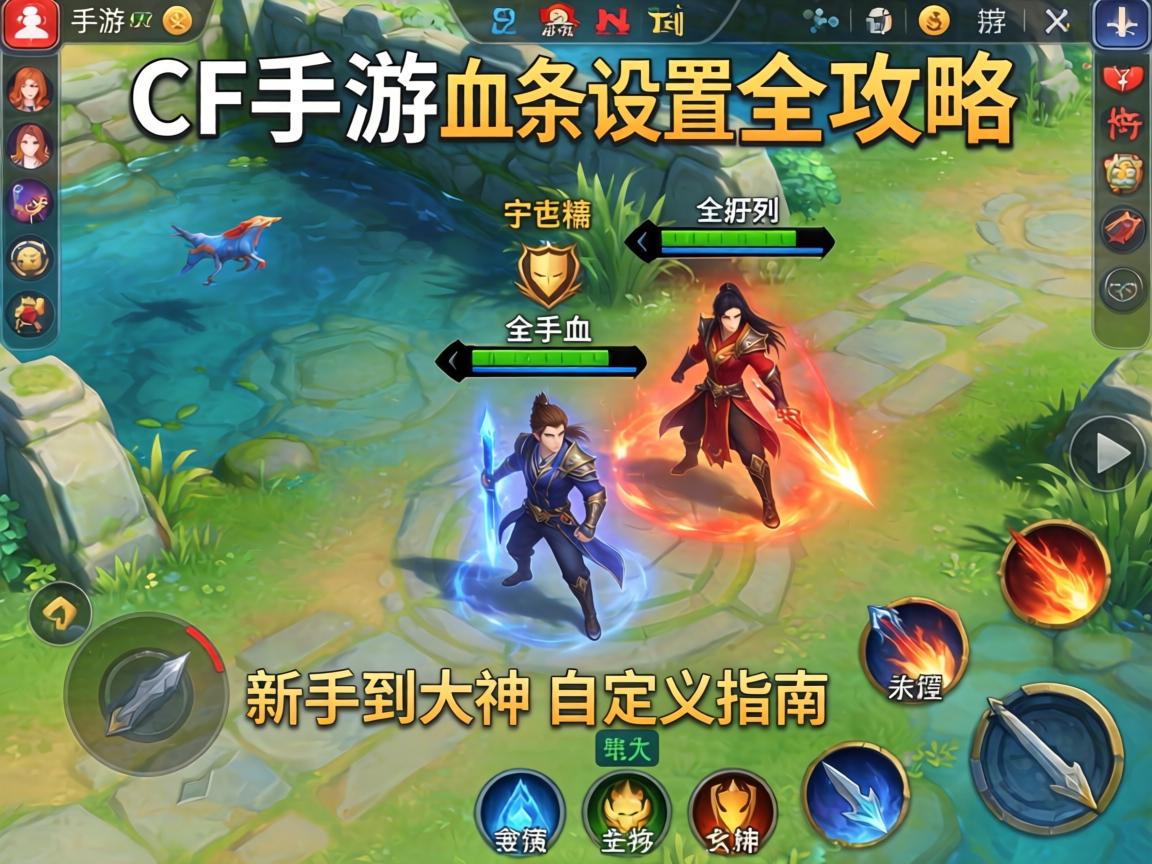 CF手游血条设置全攻略，从新手到大神的自定义指南