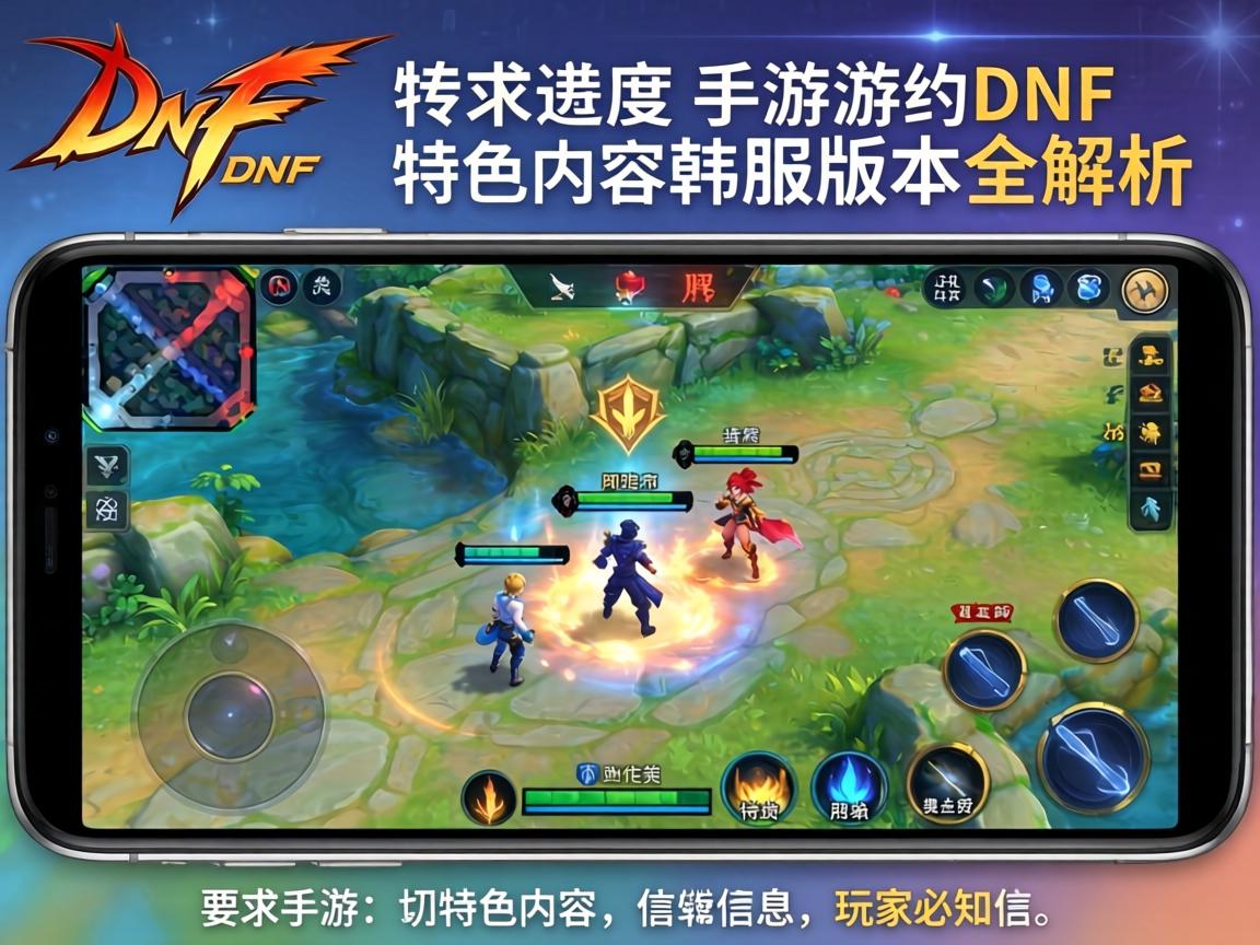 手游DNF韩服版本全解析，当前进度、特色内容与玩家必知信息