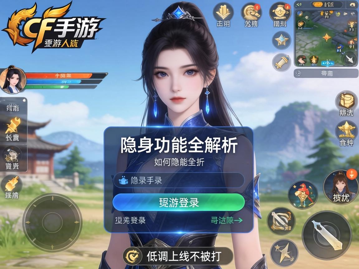 CF手游登录隐身功能全解析