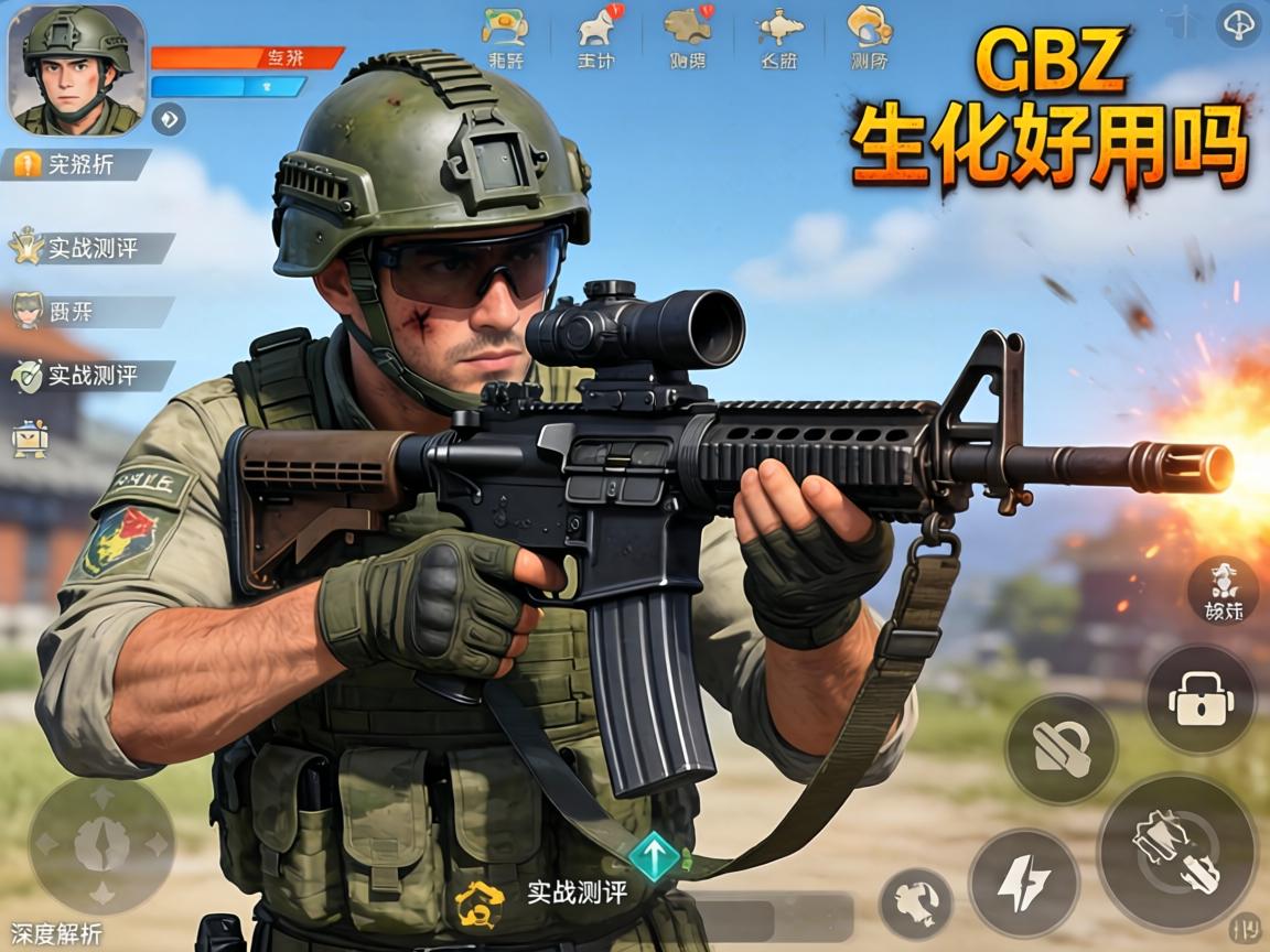 手游QBZ打生化好用吗