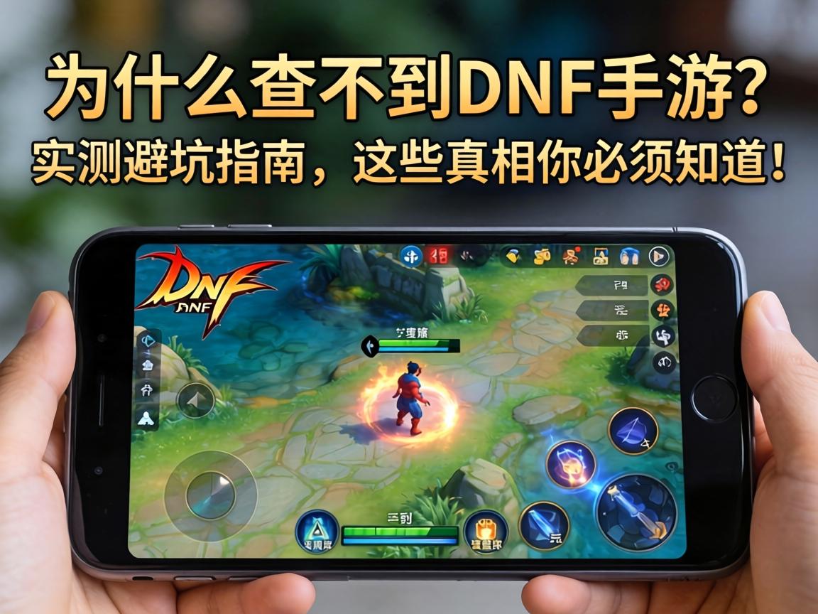 为什么查不到DNF手游