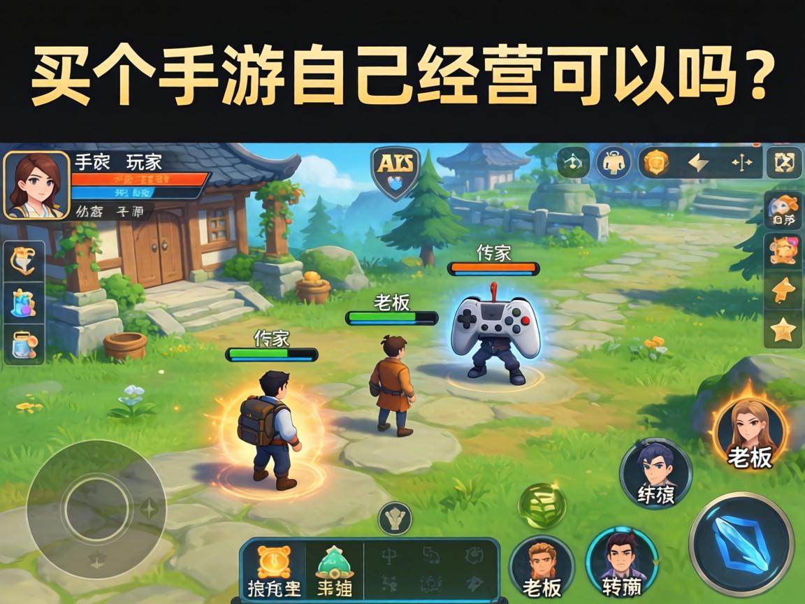 买个手游自己经营可以吗
