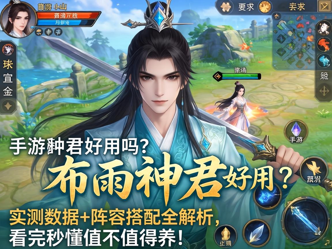 手游布雨神君好用吗