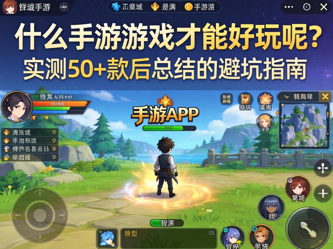 什么手游游戏才能好玩呢