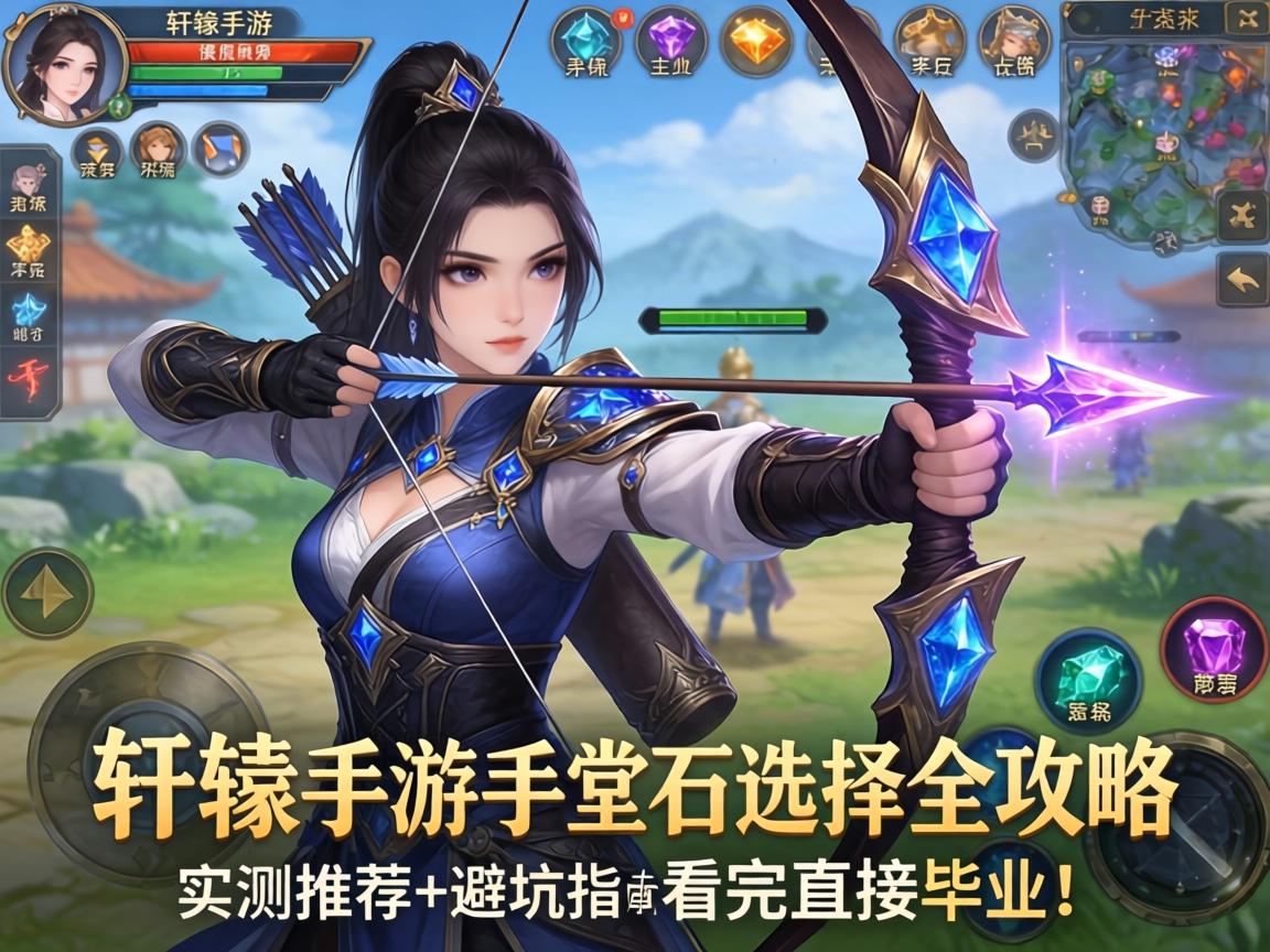 轩辕手游弓手宝石选择全攻略