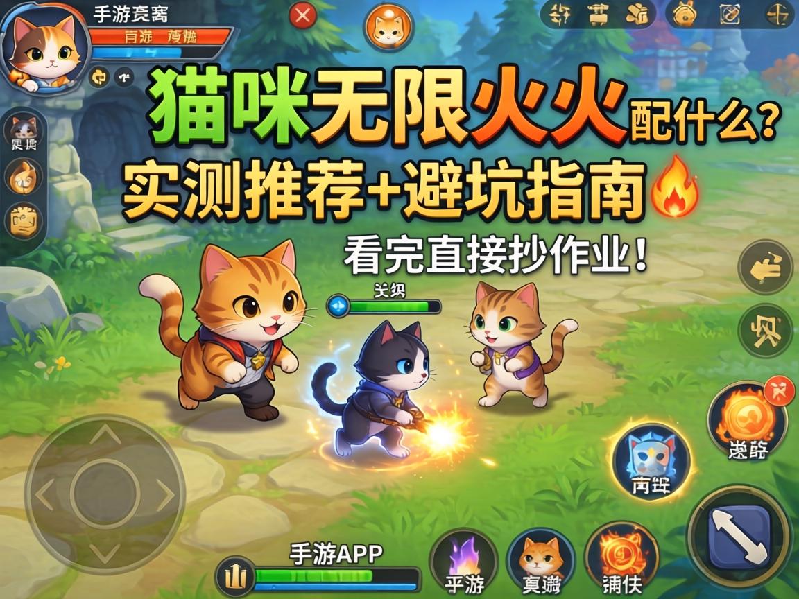 手游猫咪无限火力配什么