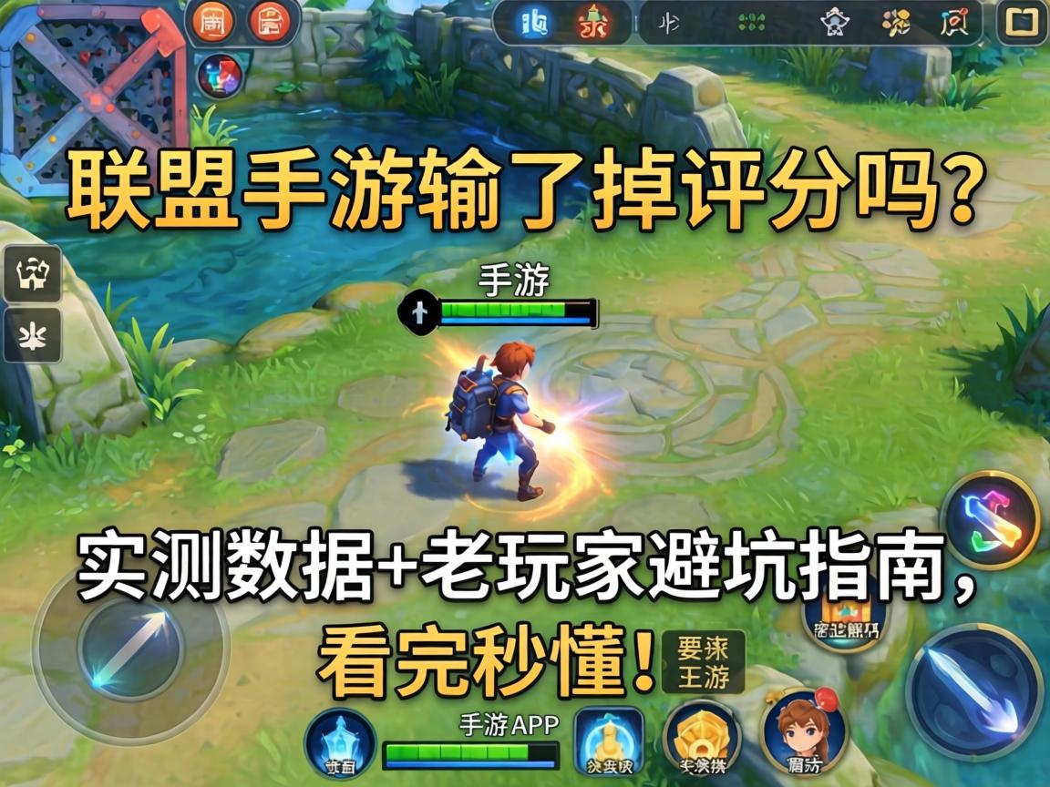联盟手游输了掉评分吗