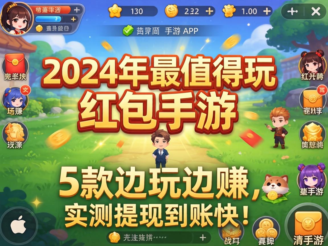 2024年最值得玩的红包手游推荐