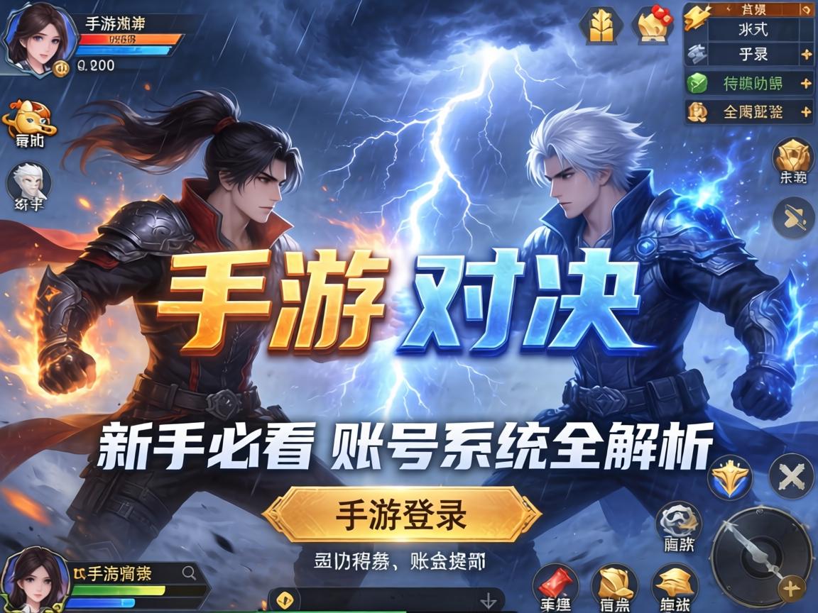 风暴对决要登录吗手游，新手必看的账号系统全解析