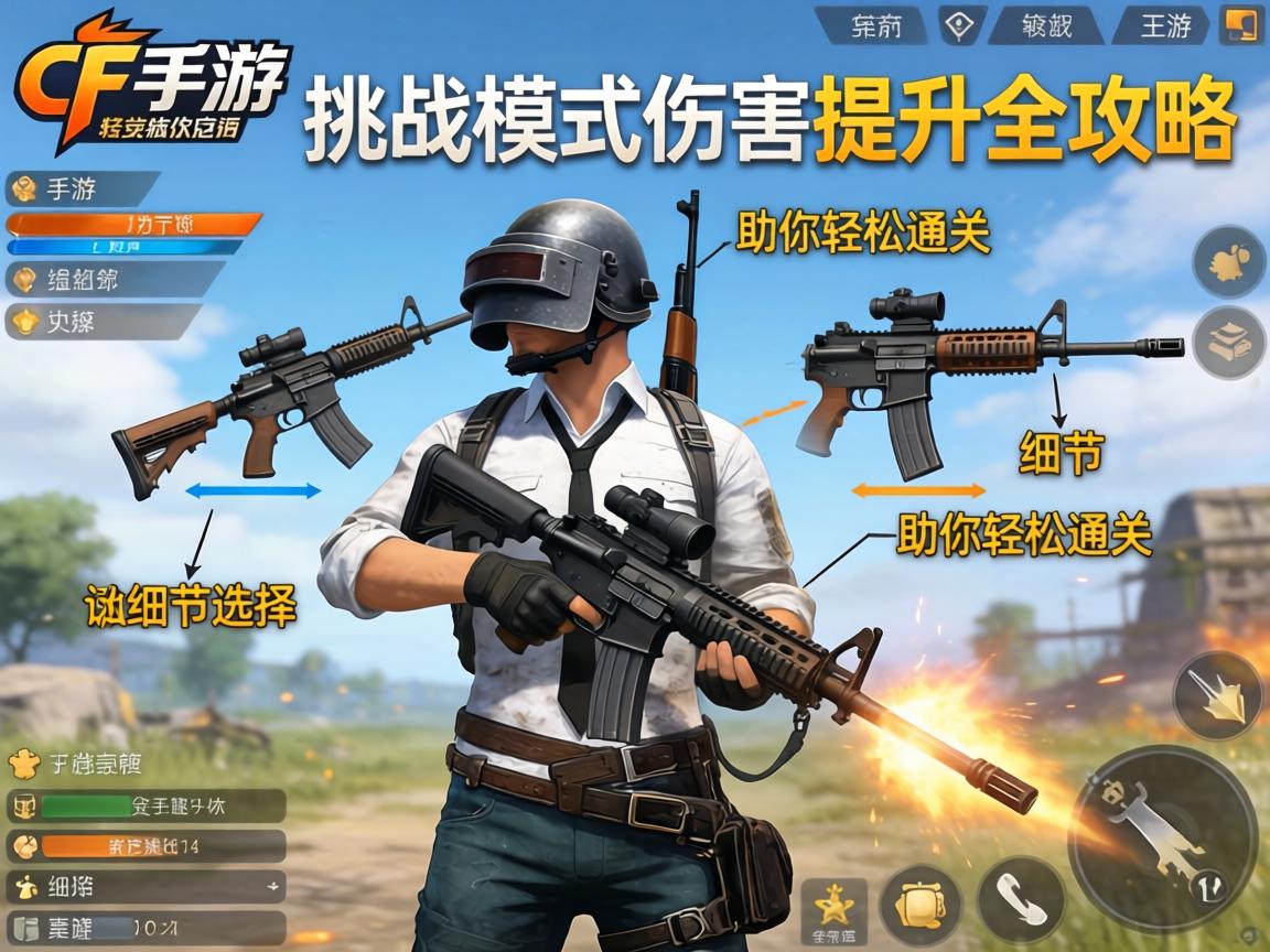 CF手游挑战模式伤害提升全攻略