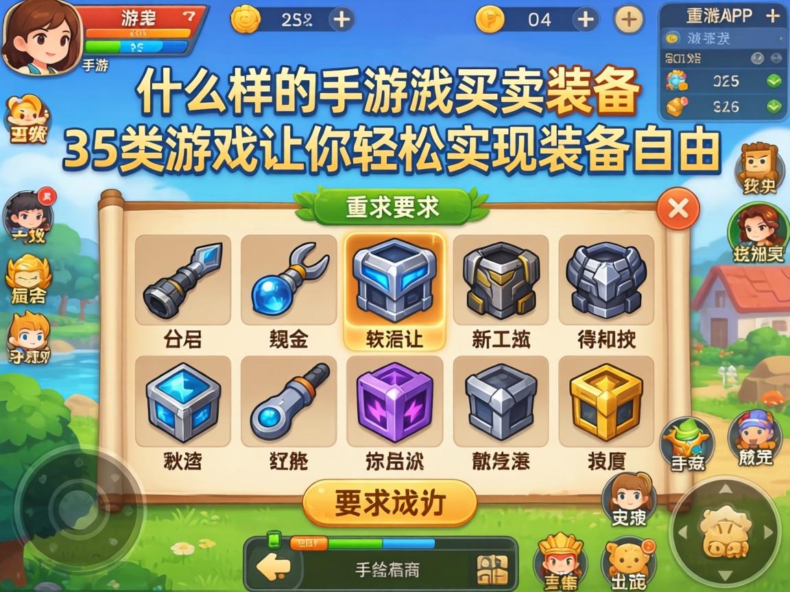 这5类游戏让你轻松实现装备自由