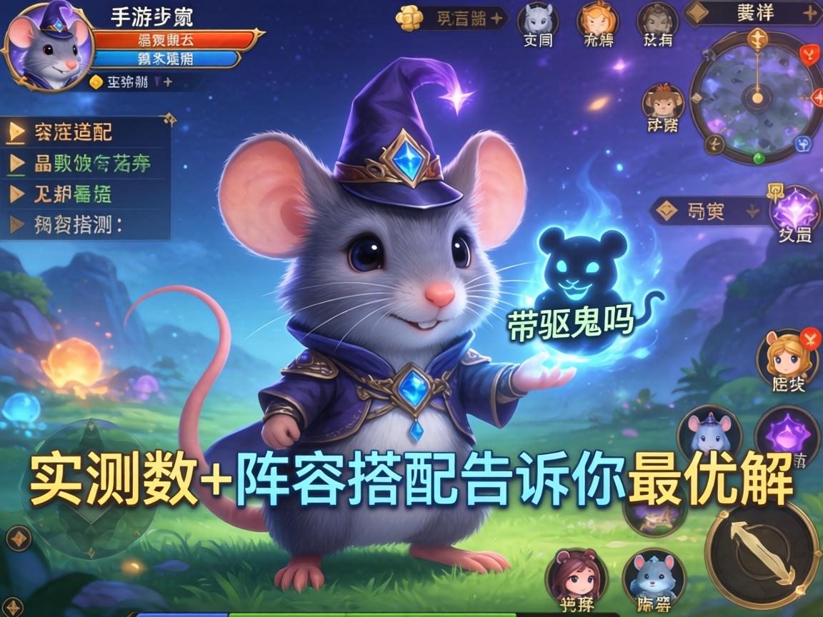 梦幻手游老鼠带驱鬼吗