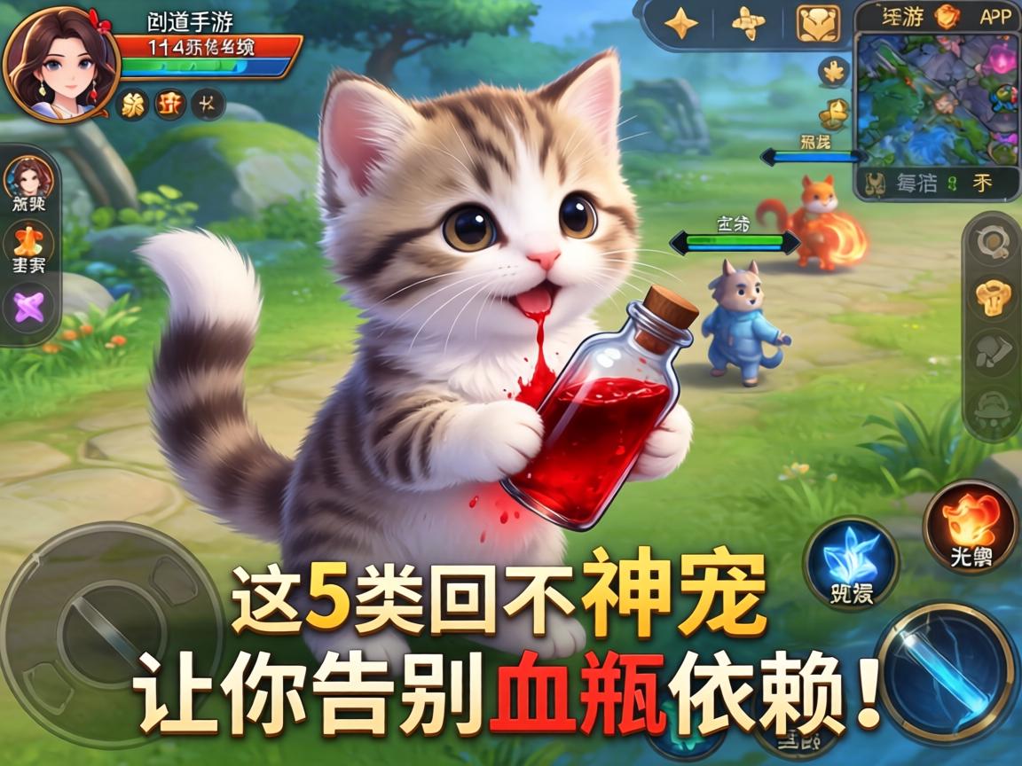 这5类回血神宠让你告别血瓶依赖