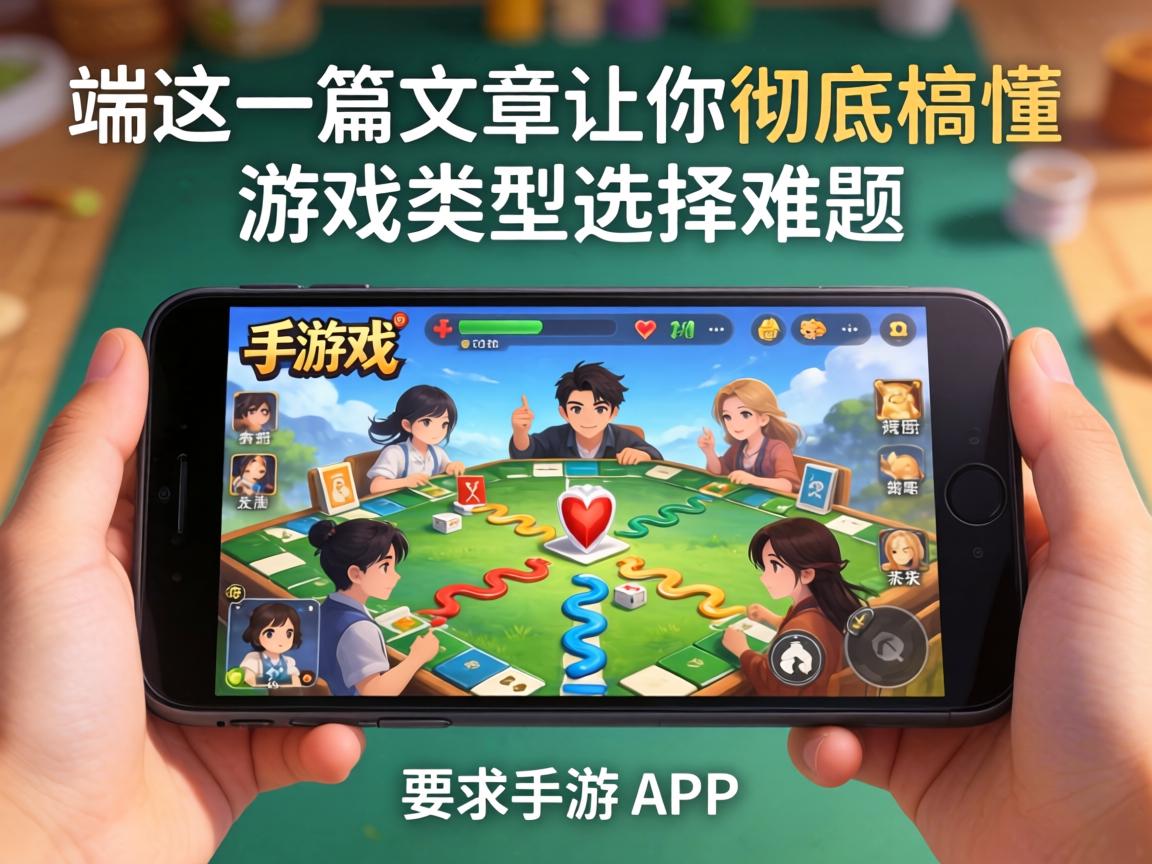 一篇文章让你彻底搞懂游戏类型选择难题