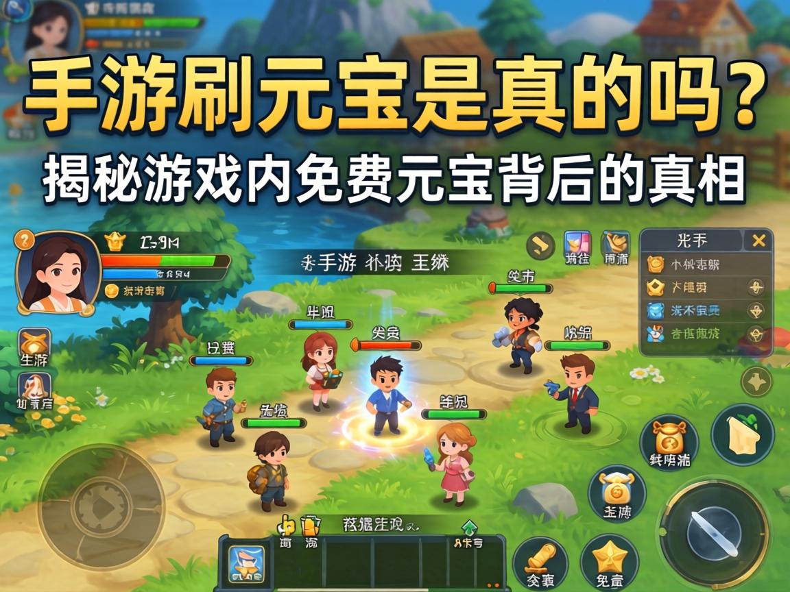 揭秘游戏内免费元宝背后的真相