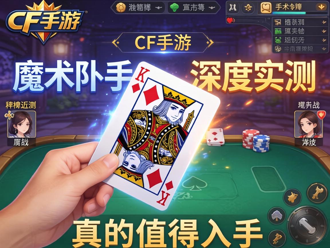 CF手游魔术扑克手属性深度实测