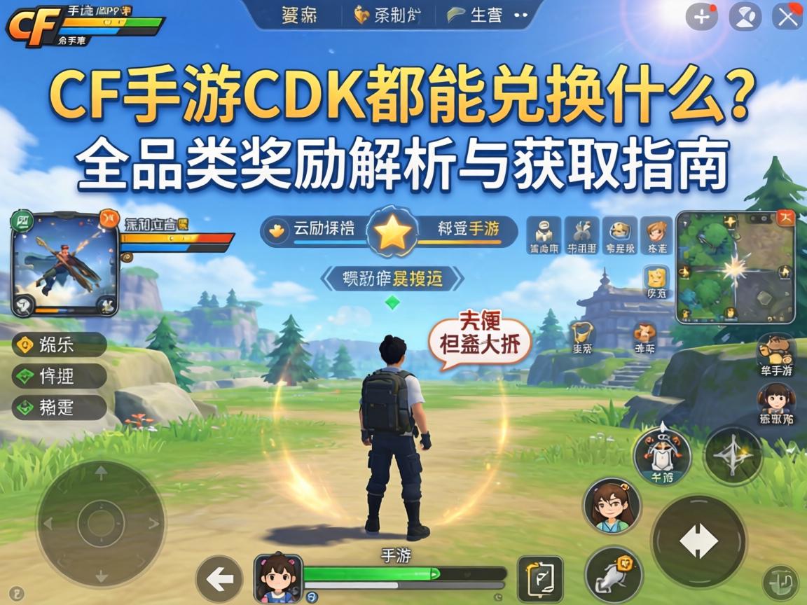 CF手游CDK都能兑换什么