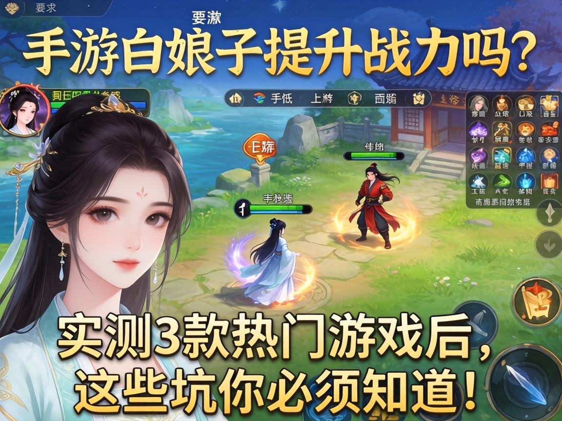 手游白娘子提升战力吗