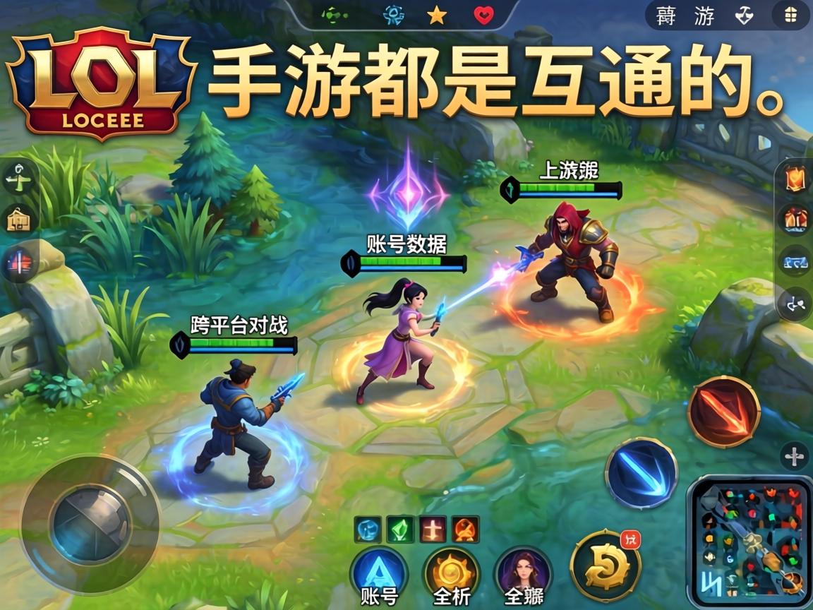 LOL手游都是互通的吗