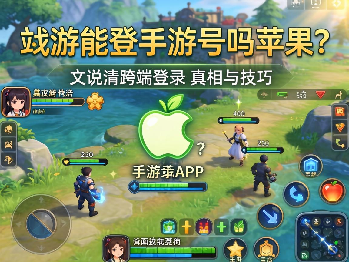 端游能登手游号吗苹果？一文说清跨端登录的真相与技巧