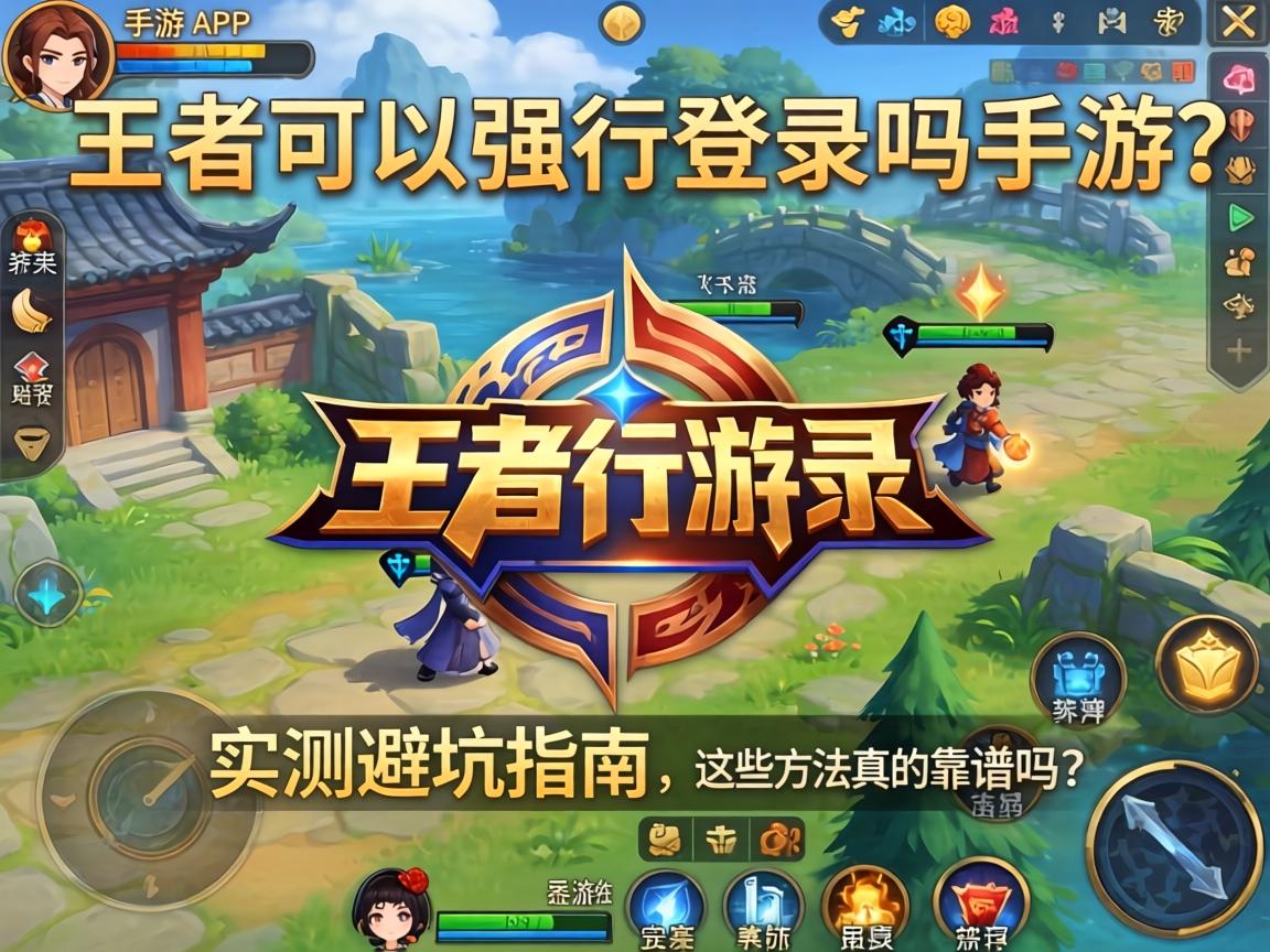 王者可以强行登录吗手游？实测避坑指南，这些方法真的靠谱吗？