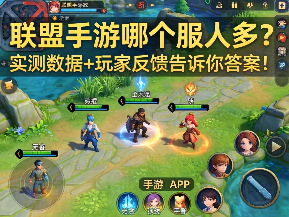 联盟手游哪个服人多