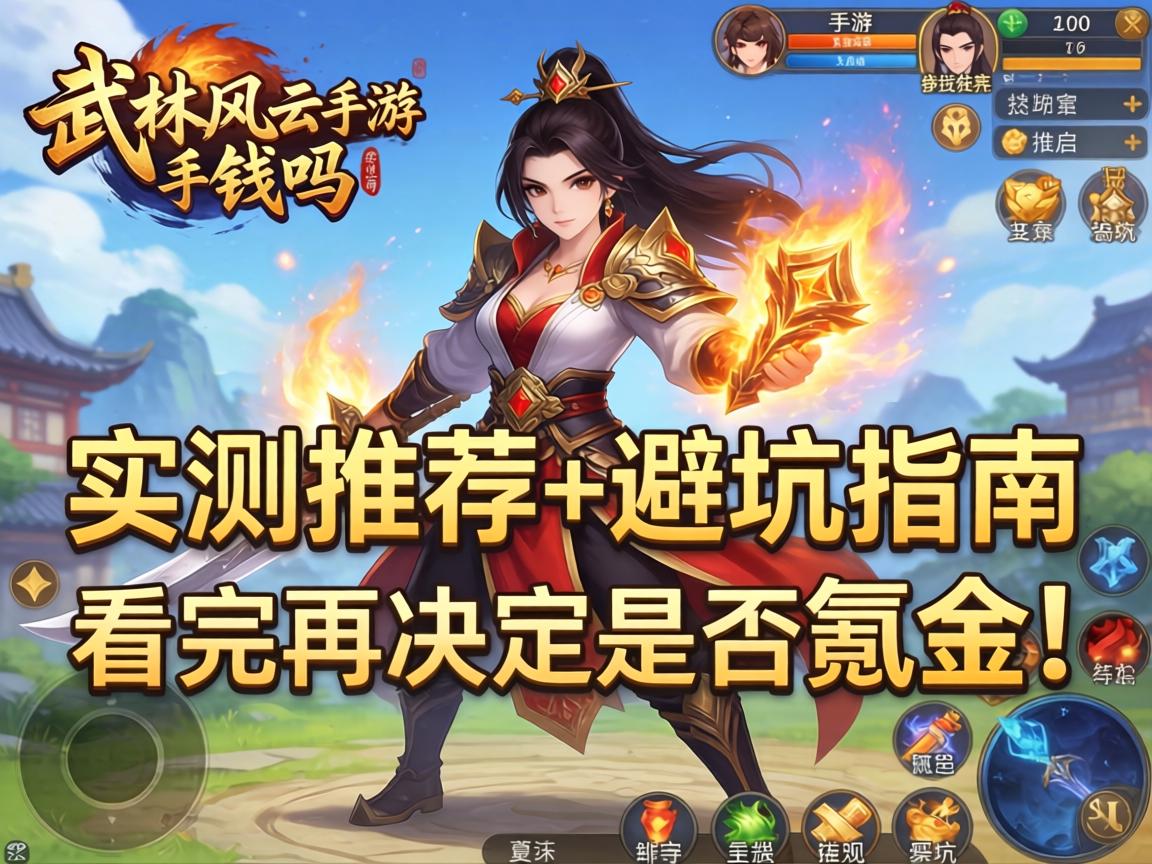 武林风云手游要钱吗