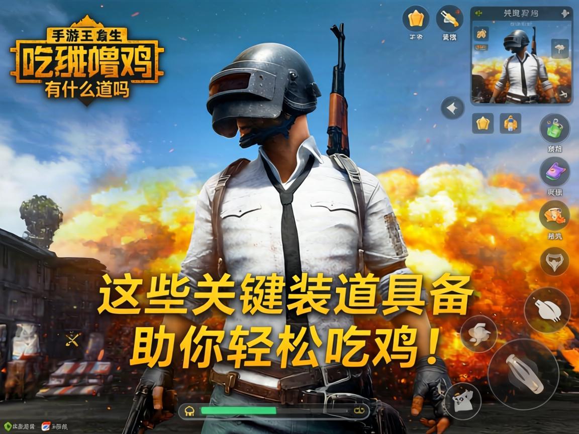 这些关键装备助你轻松吃鸡