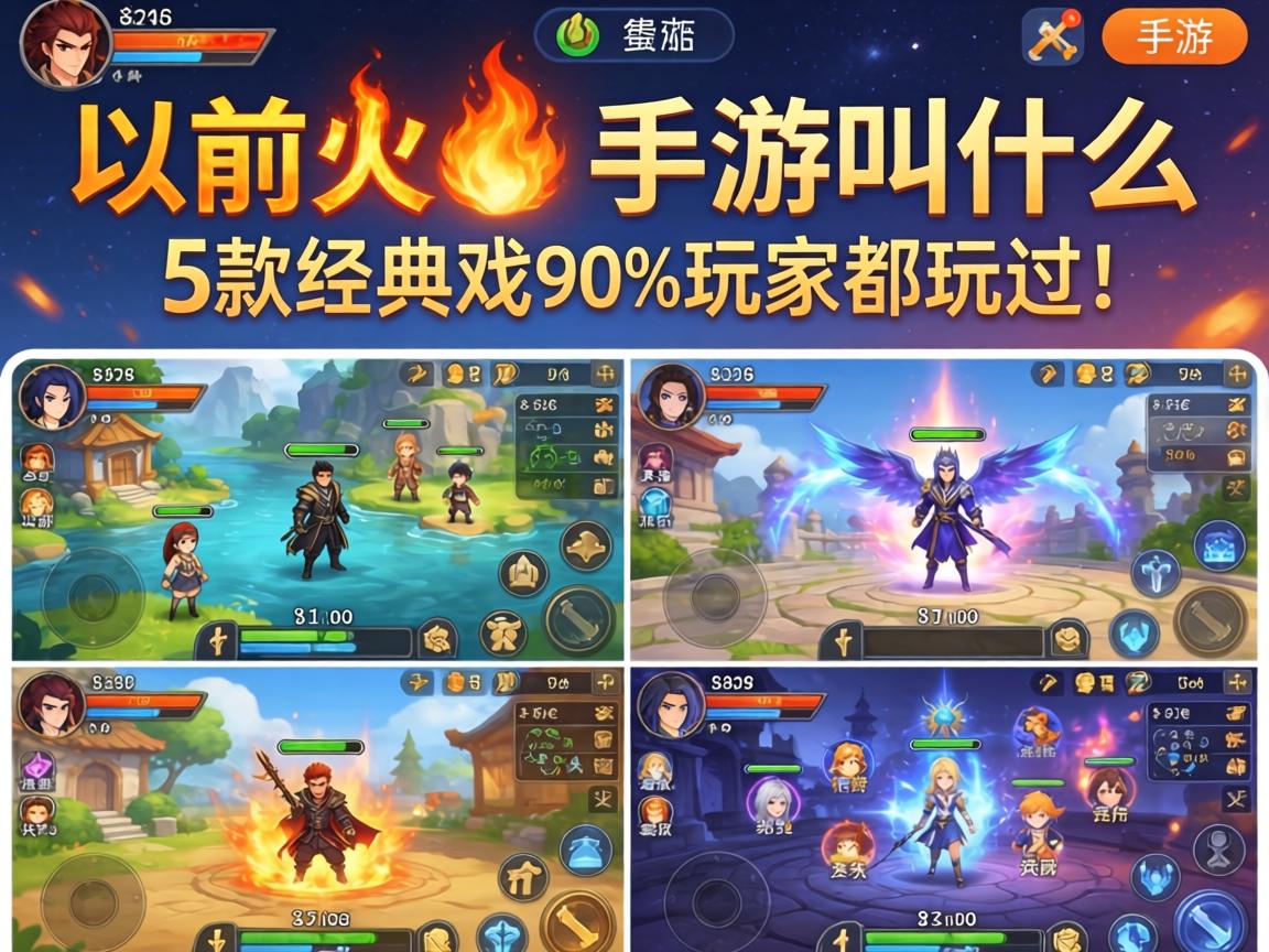 以前火的网页手游叫什么