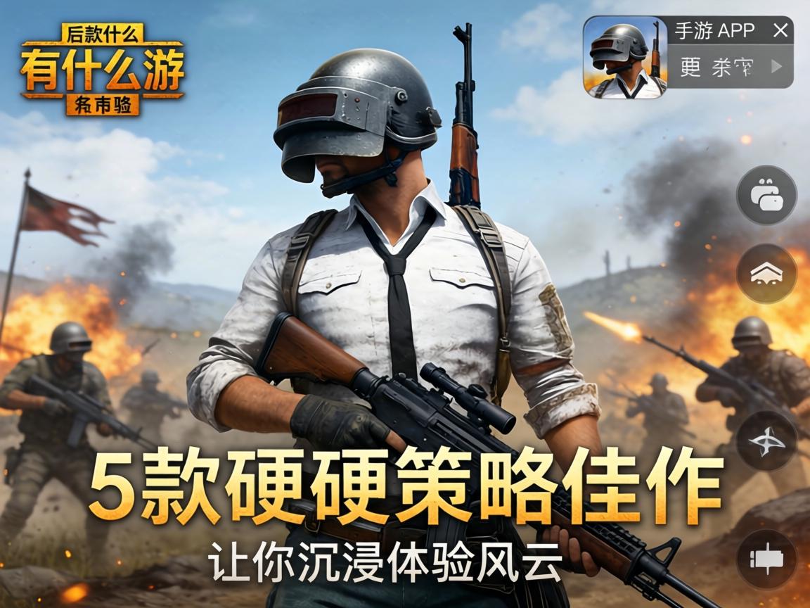 这5款硬核策略佳作让你沉浸体验战场风云