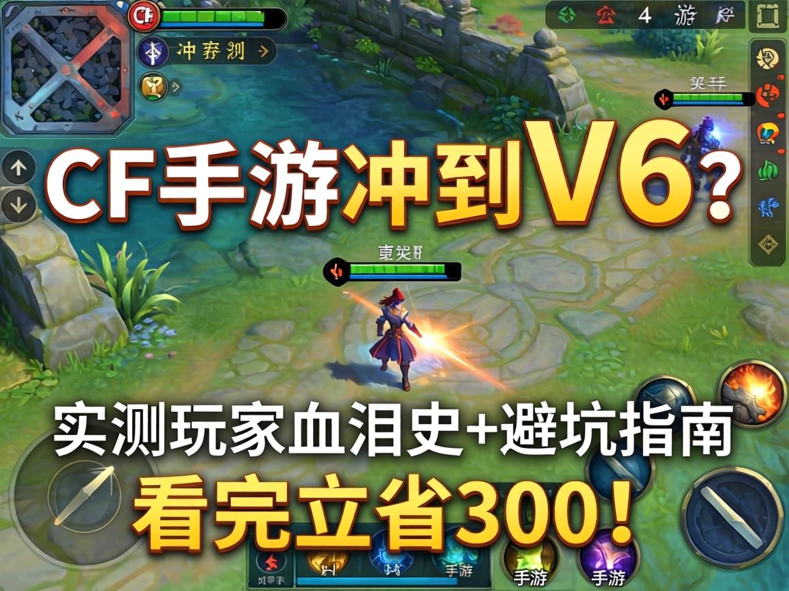 CF手游冲到V6要多少钱