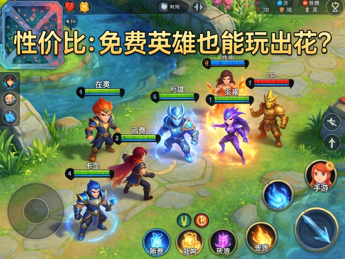 免费英雄也能玩出花
