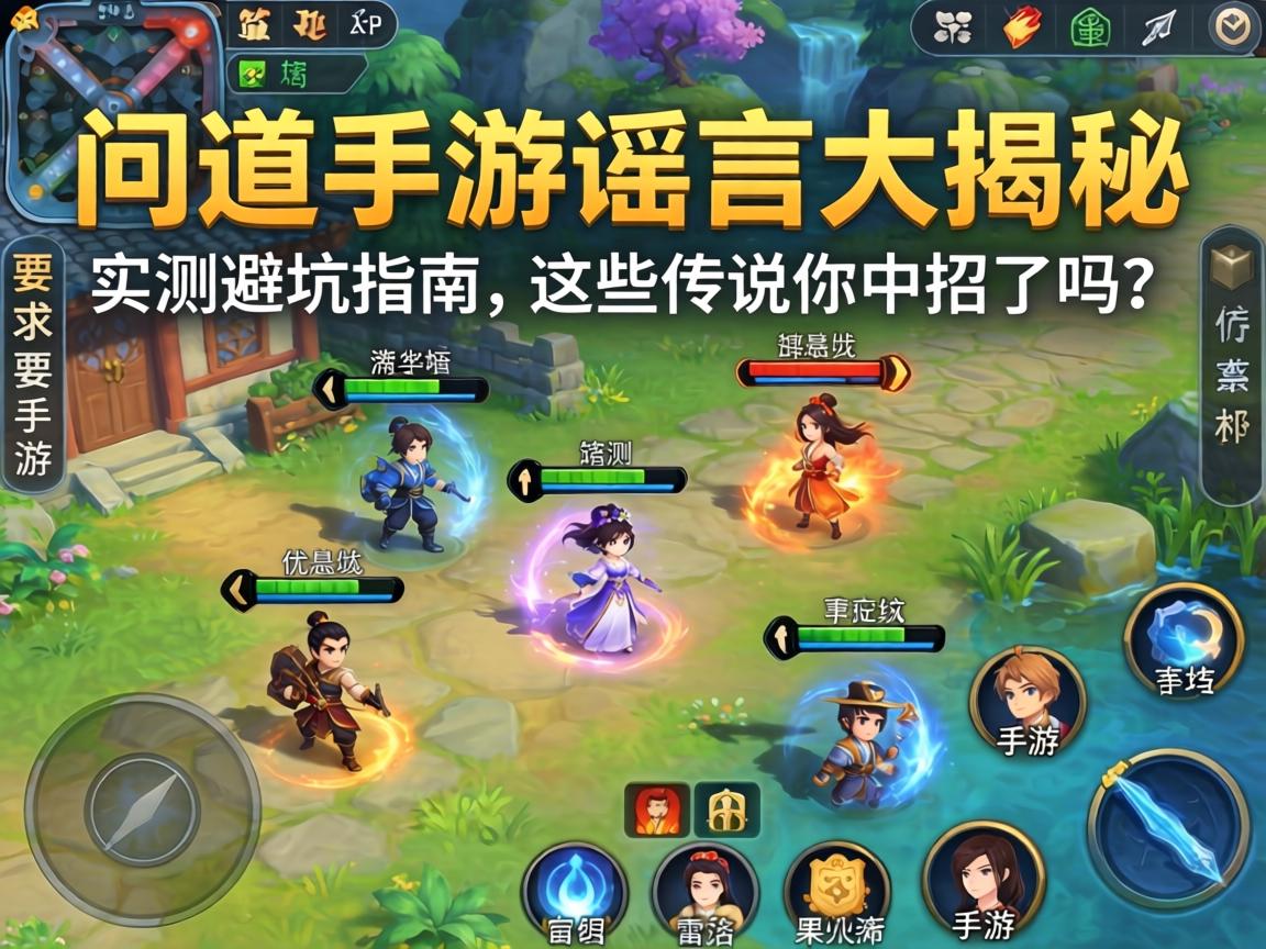 问道手游谣言大揭秘