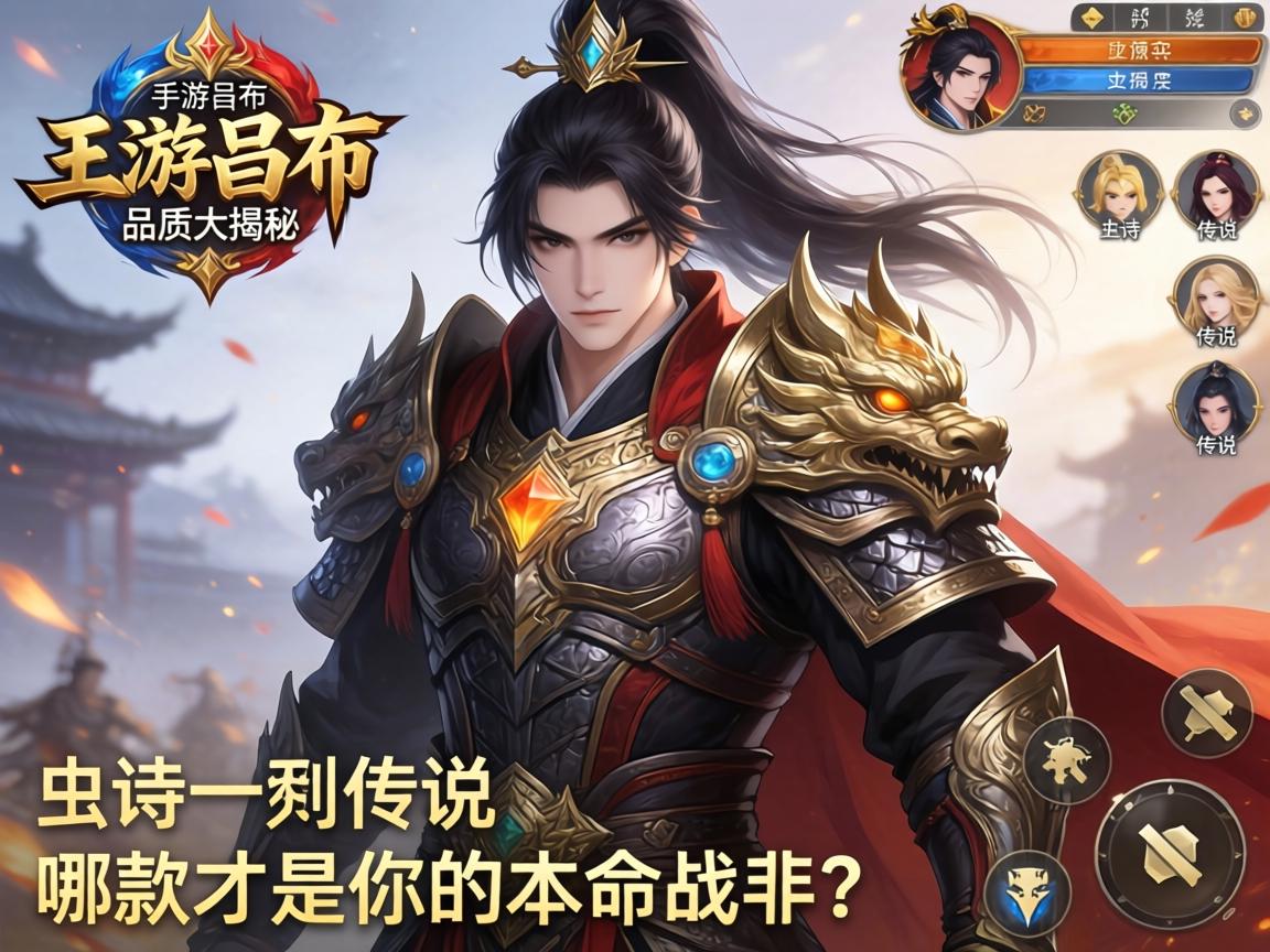 手游吕布皮肤品质大揭秘