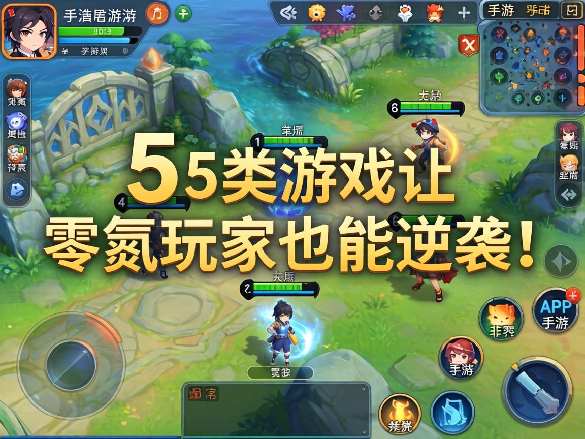 这5类游戏让零氪玩家也能逆袭