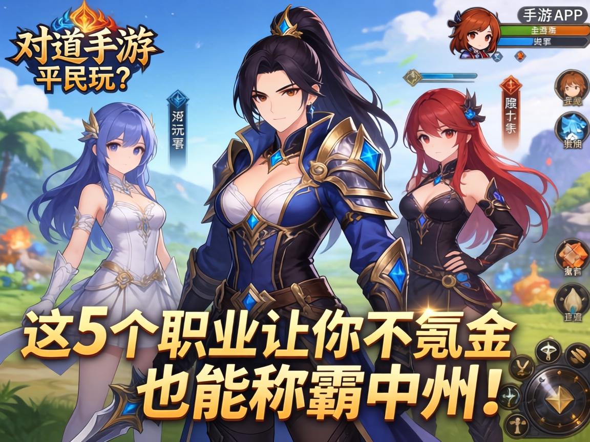 这5个职业让你不氪金也能称霸中洲