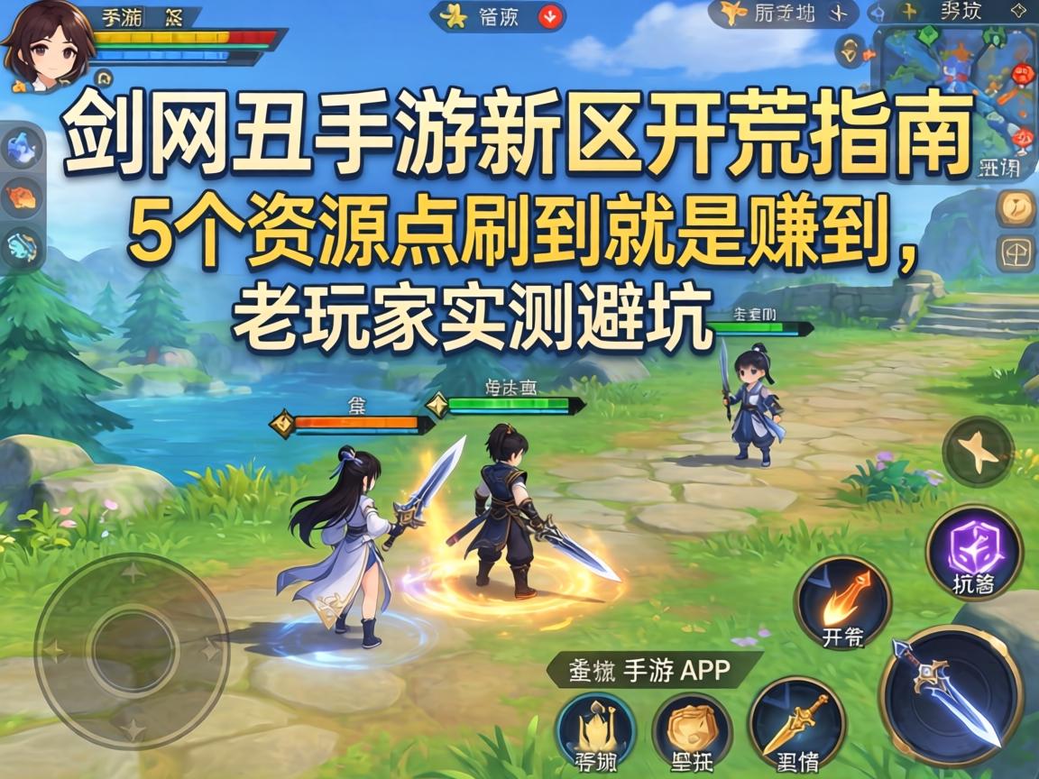 这5个资源点刷到就是赚到