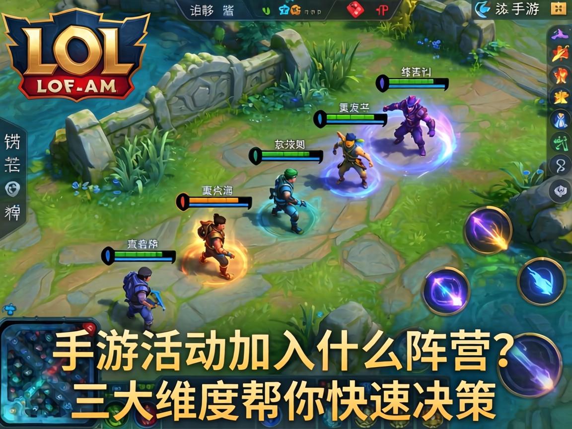 LOL手游活动加入什么阵营