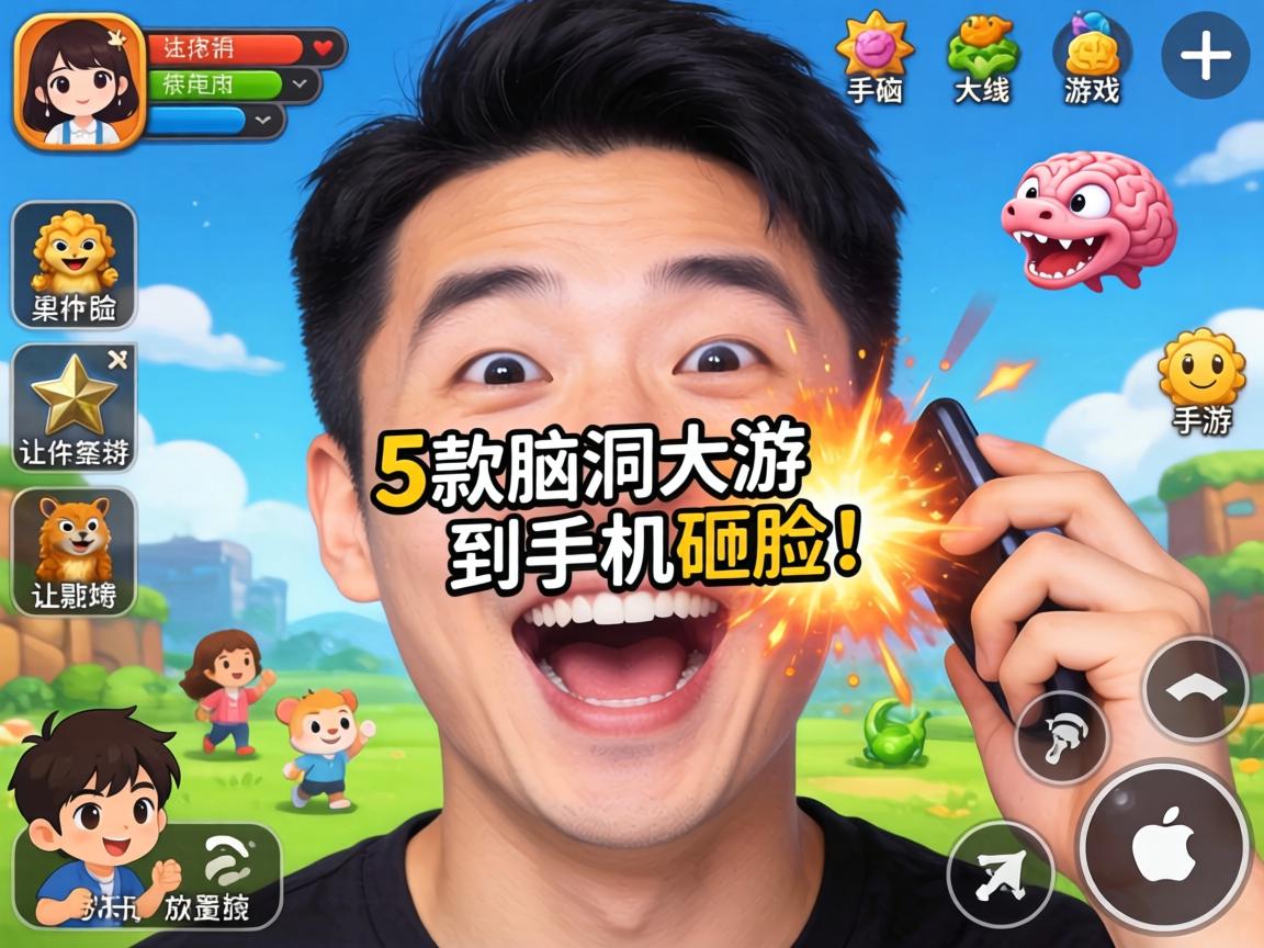 有什么奇葩有趣的手游？这5款脑洞大开的游戏让你笑到手机砸脸！