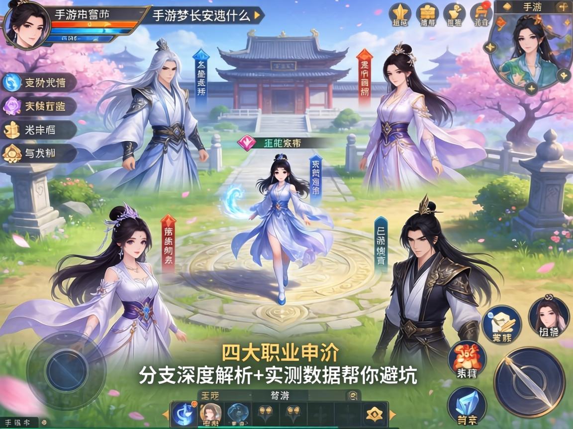 梦幻手游梦长安选什么？四大职业分支深度解析+实测数据帮你避坑