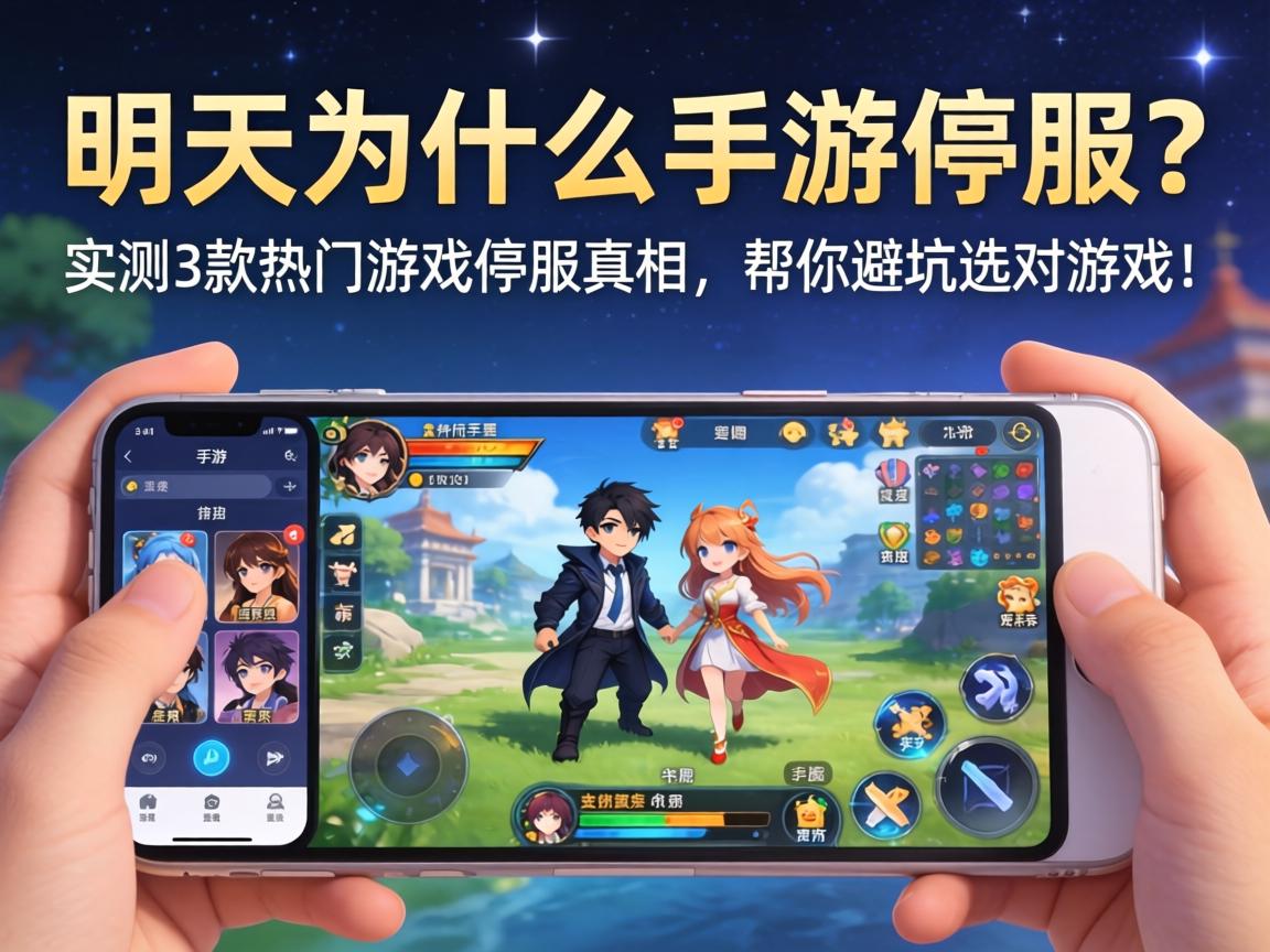 明天为什么手游停服？实测3款热门游戏停服真相，帮你避坑选对游戏！