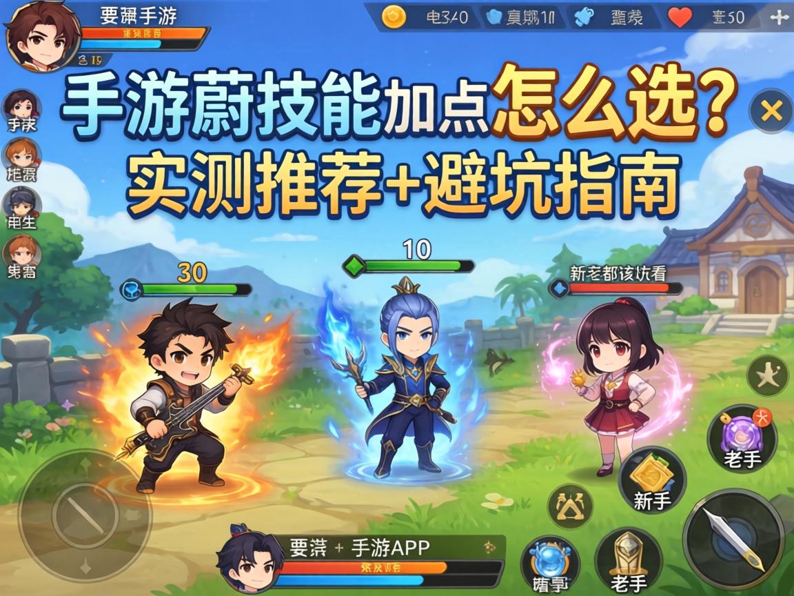 手游蔚技能加点怎么选